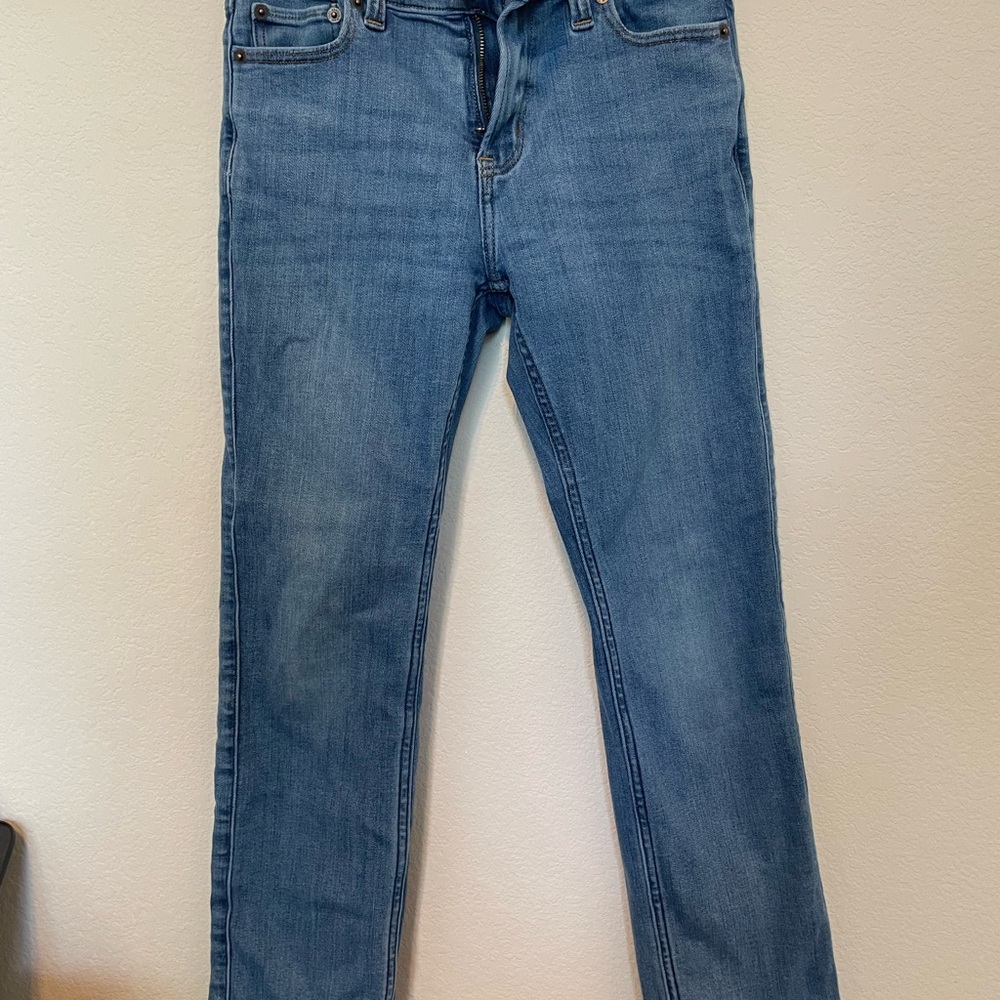 Abercrombie Kids Blue Straight Jeans Timeless Style